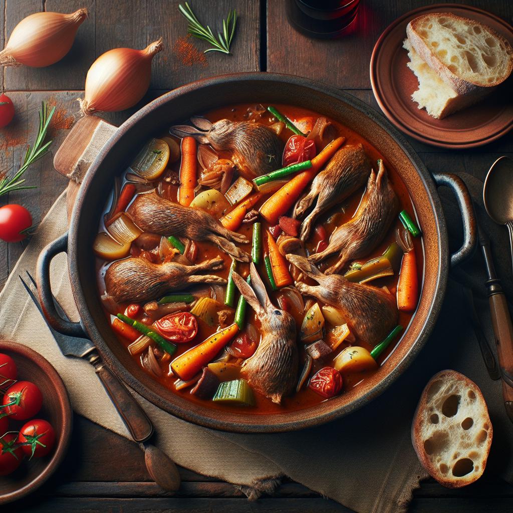 Ragú de conejo