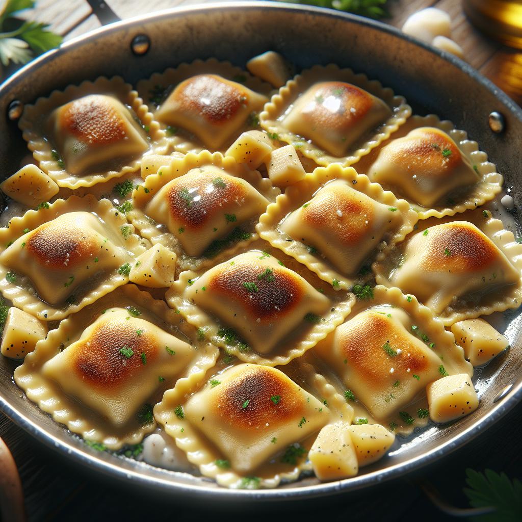 Ravioli de patatas
