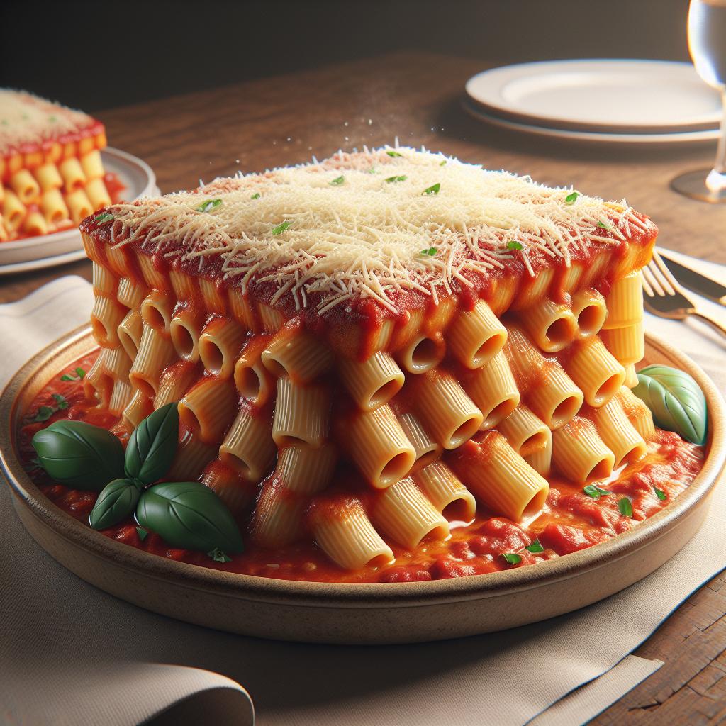 Rigatoni al horno