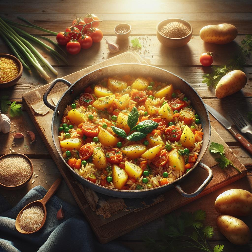 Arroz y patatas
