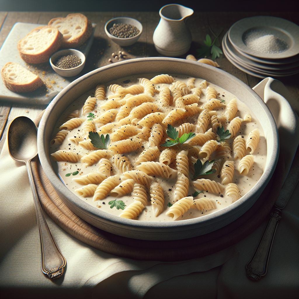 Risoni con leche de coco