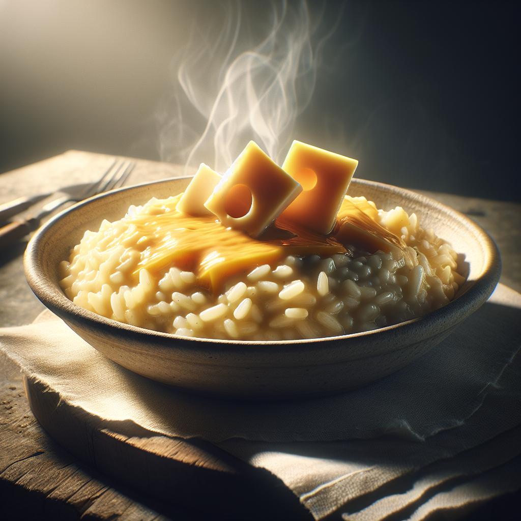Risotto a los 4 quesos
