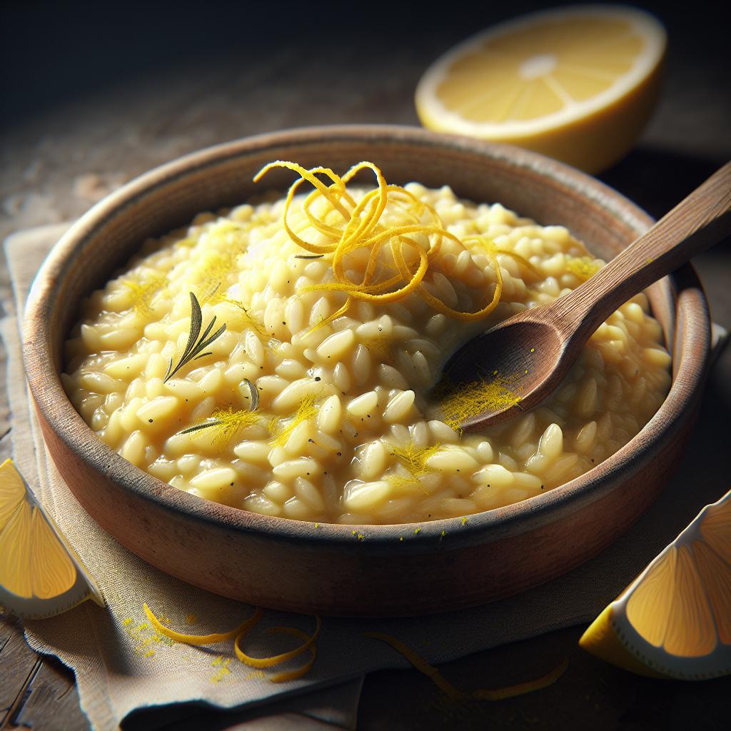 Risotto al limón