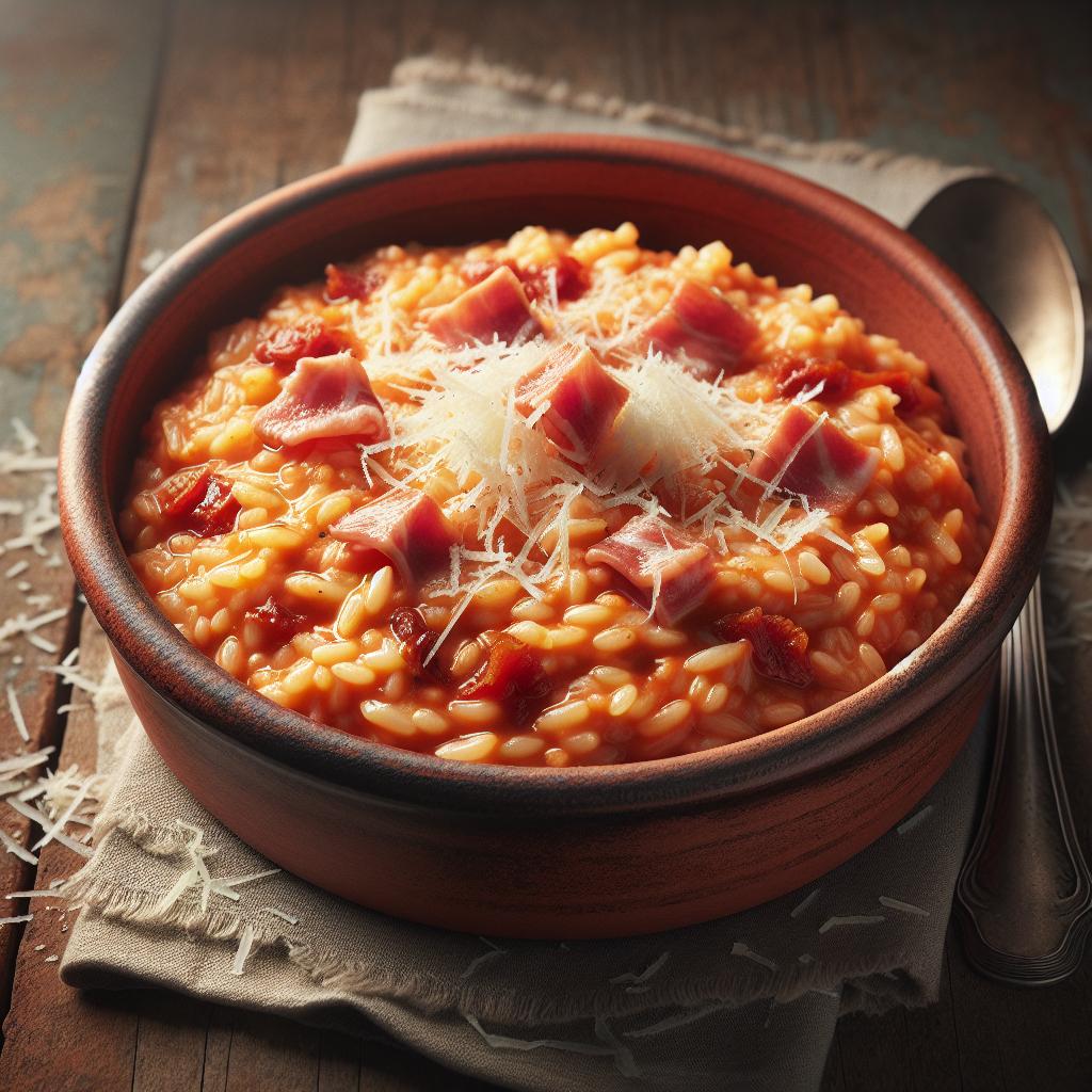Risotto a la amatriciana