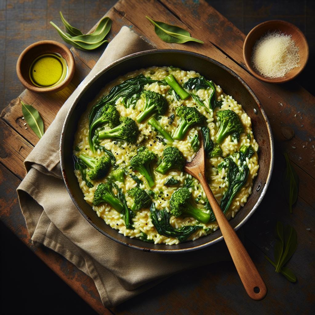 Risotto con grelos