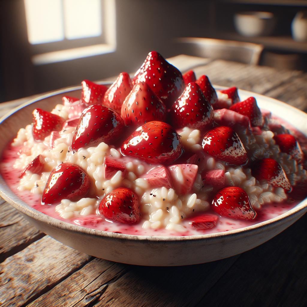 Risotto de fresas