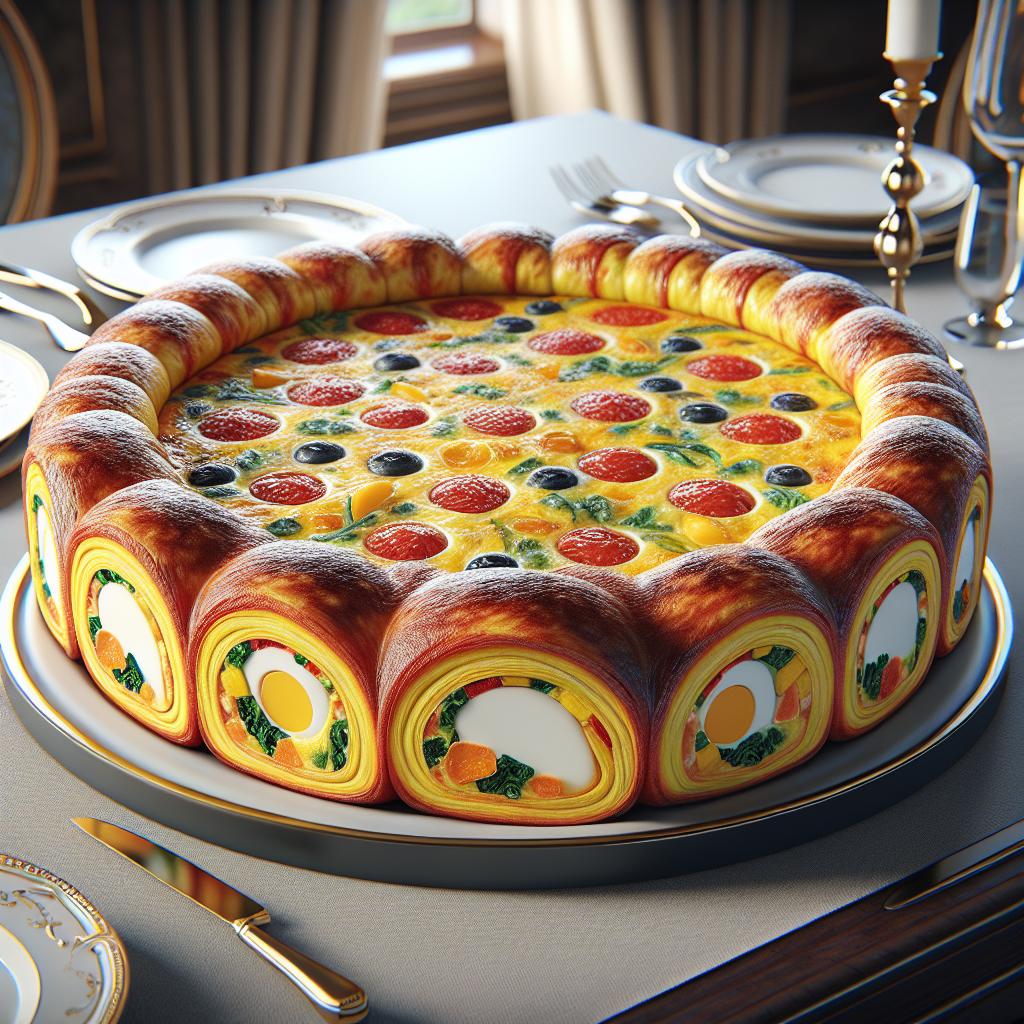 Baked Frittata Roll