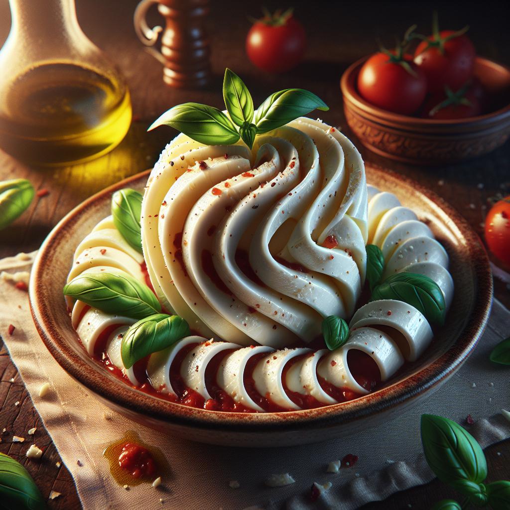 Rollo de mozzarella