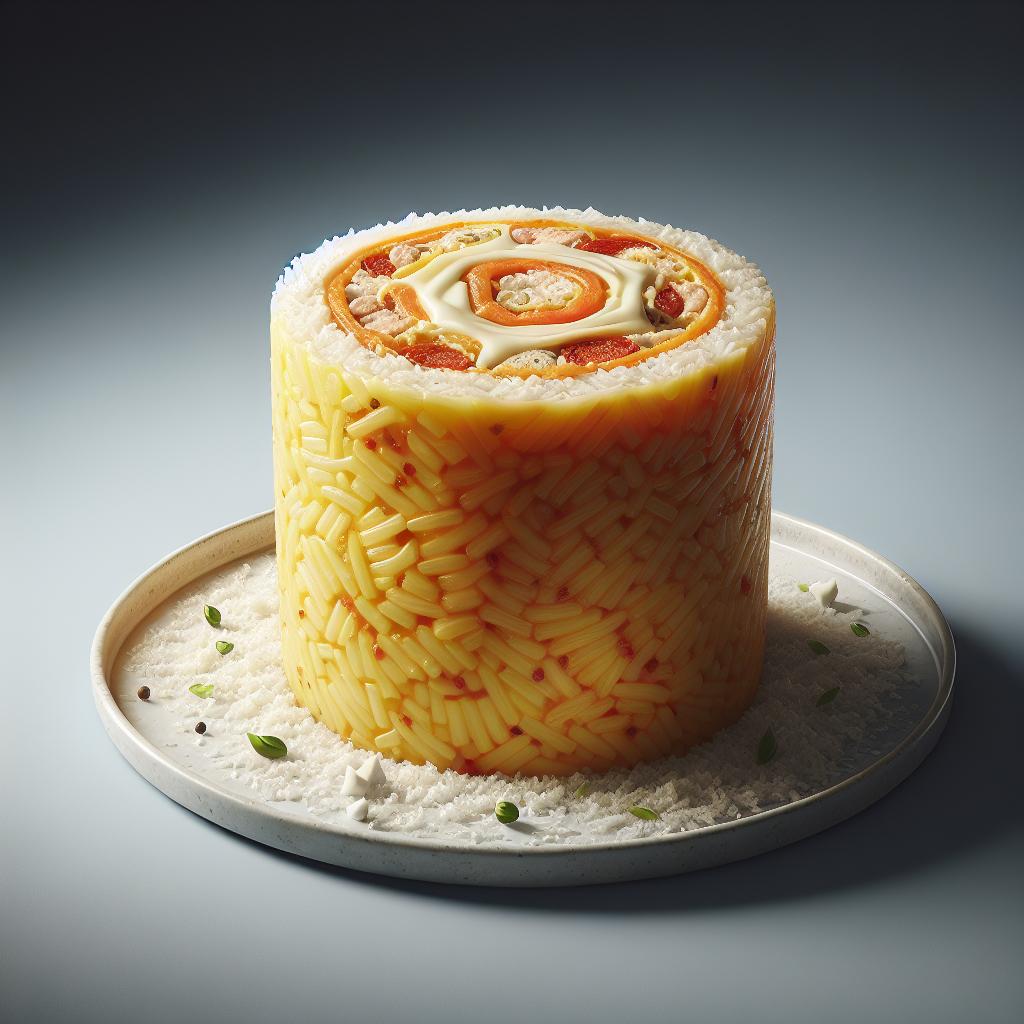 Rollo de arroz relleno