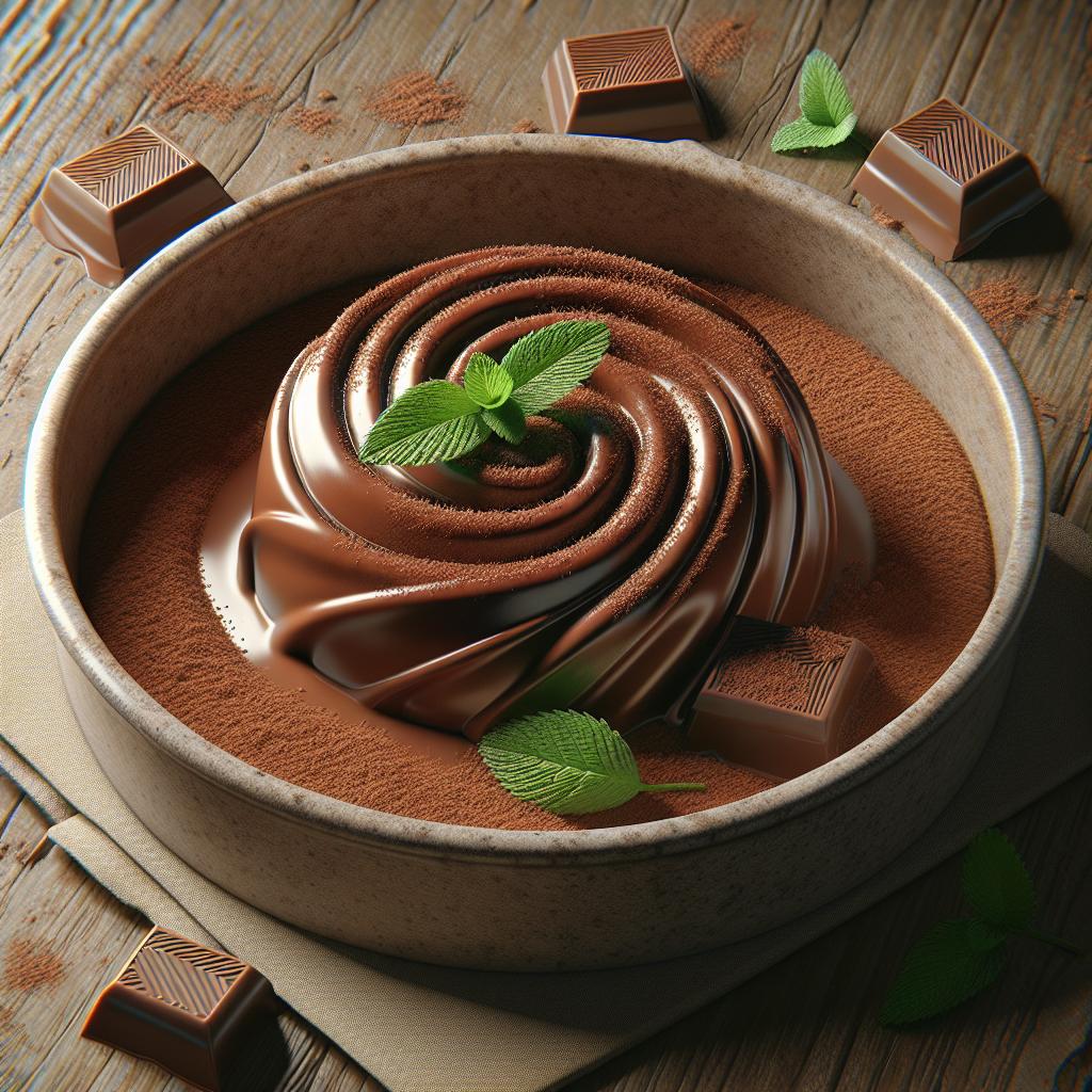 Rollo frío de chocolate