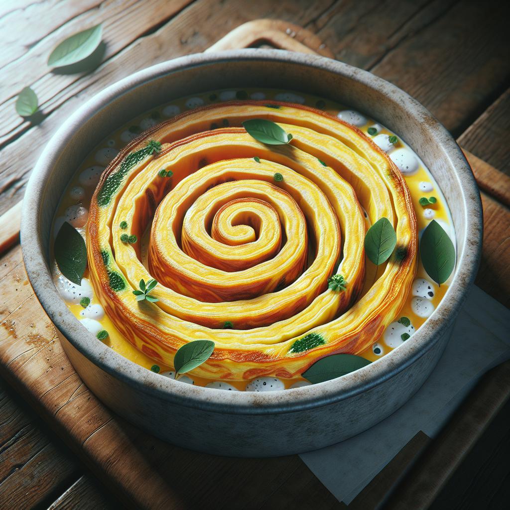 Rollo espiral de tortilla