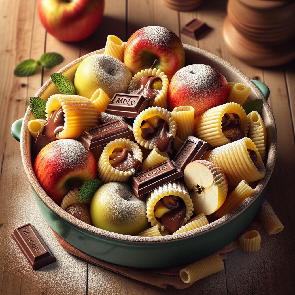 Saccottini de manzana y chocolate