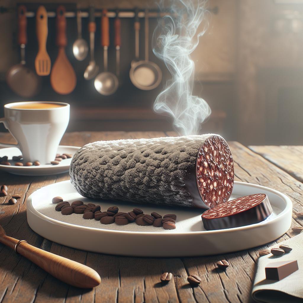 Salame de chocolate al café