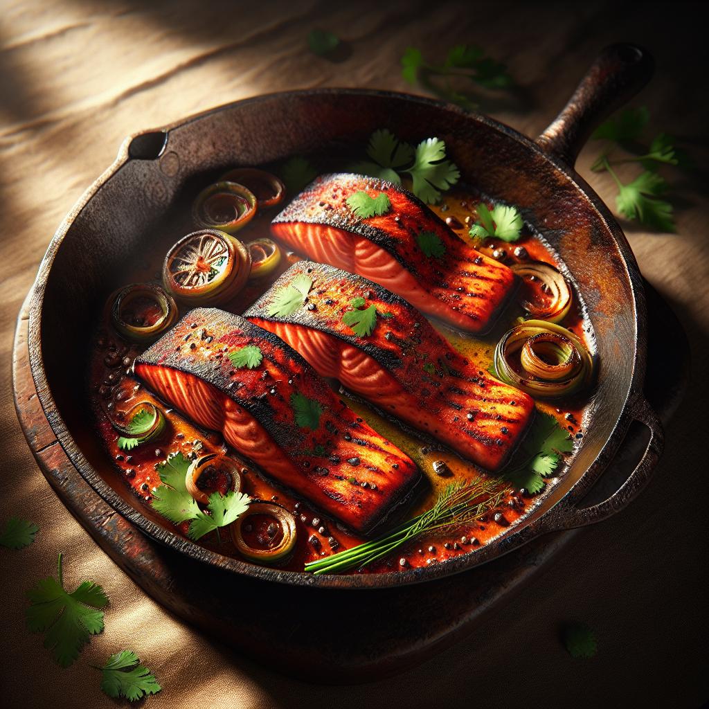 Salmón Tandoori