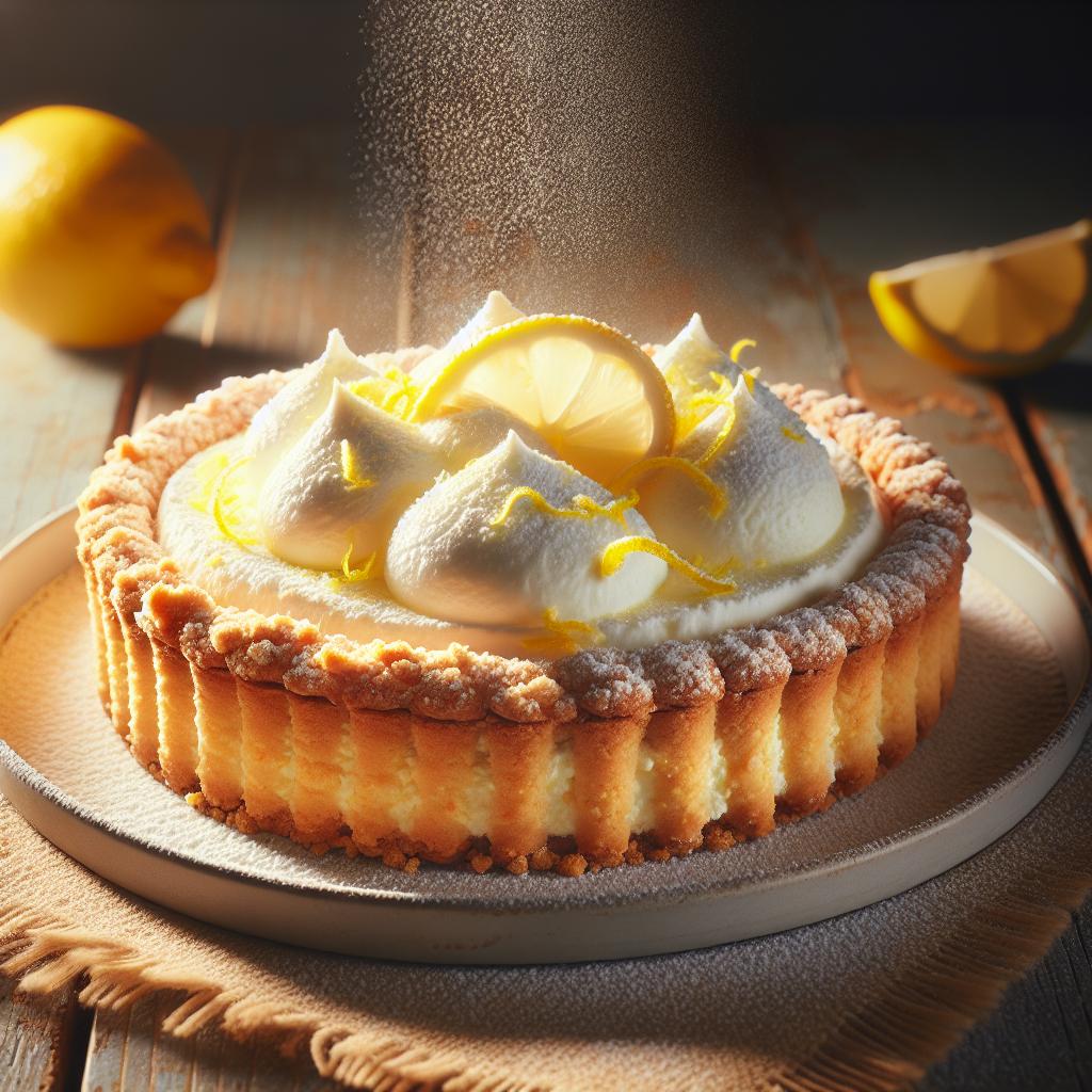 Sbriciolata fría de ricotta y limón