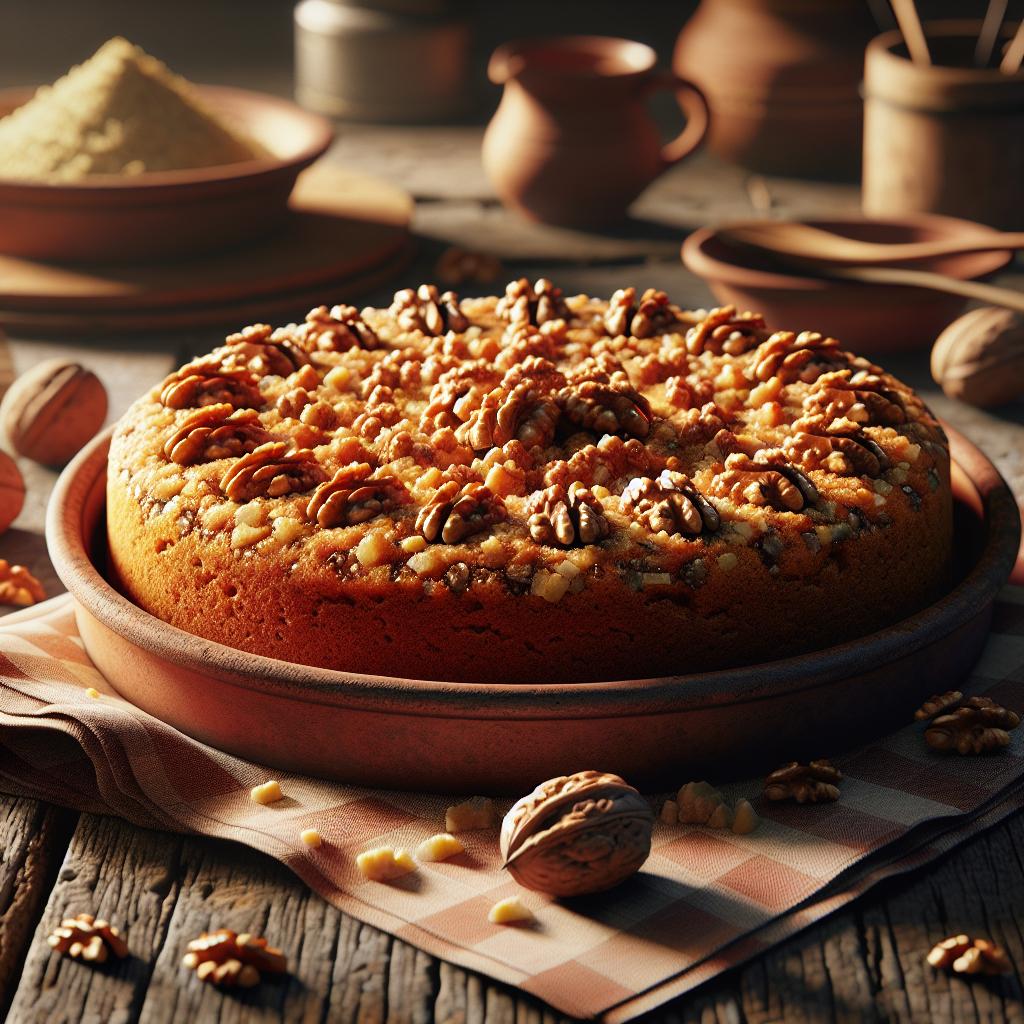 Sbrisolona con nueces