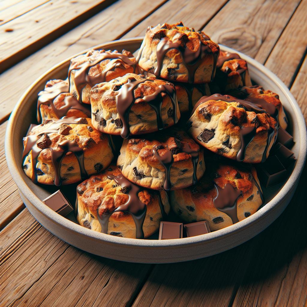Scones al chocolate