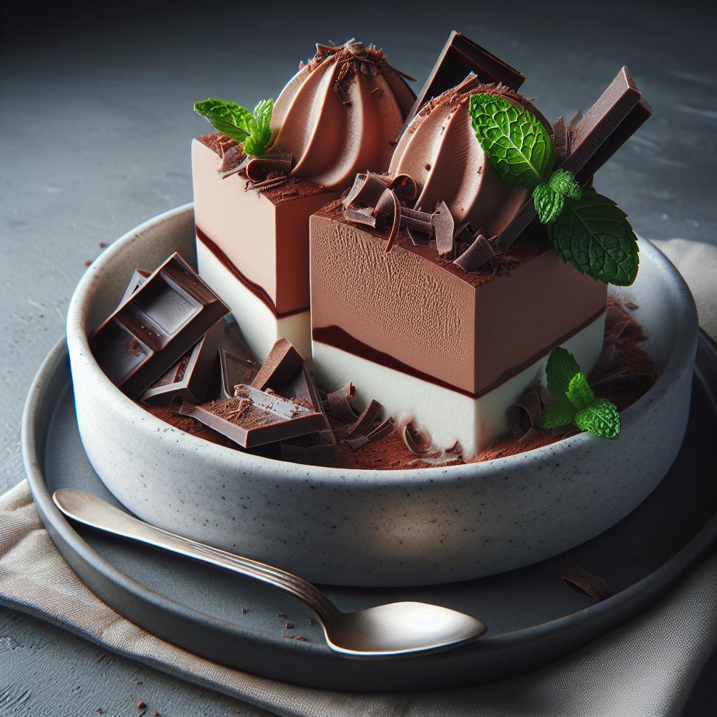Semifreddo de chocolate