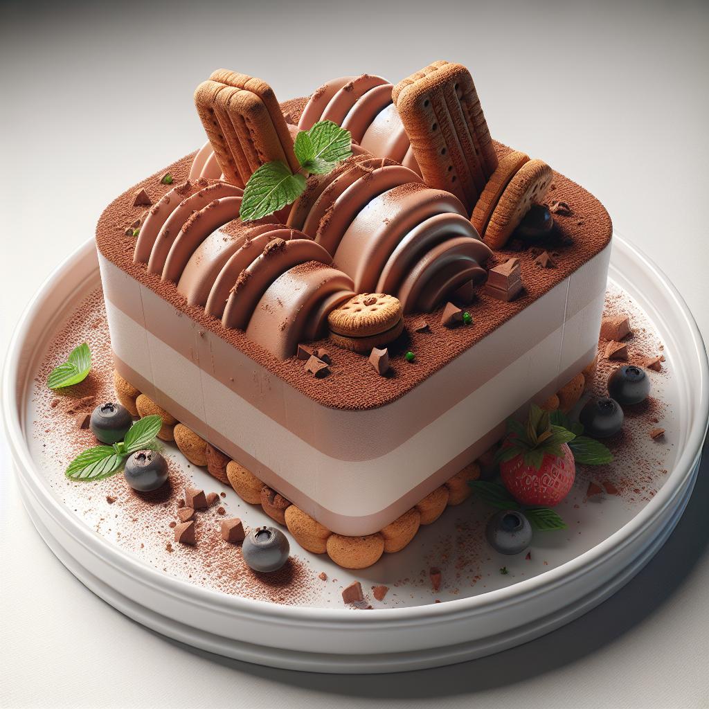 Semifreddo de chocolate y galletas