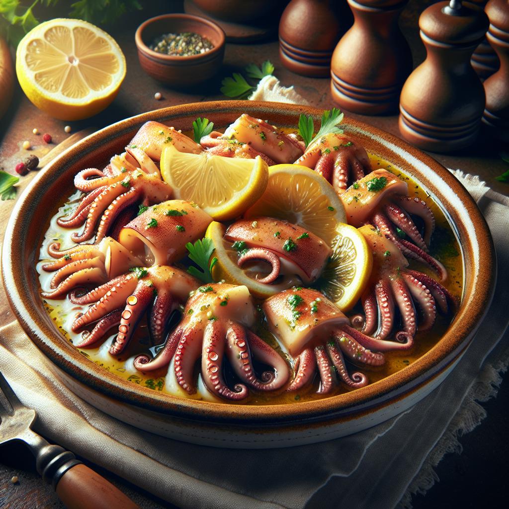 Sepias al limón