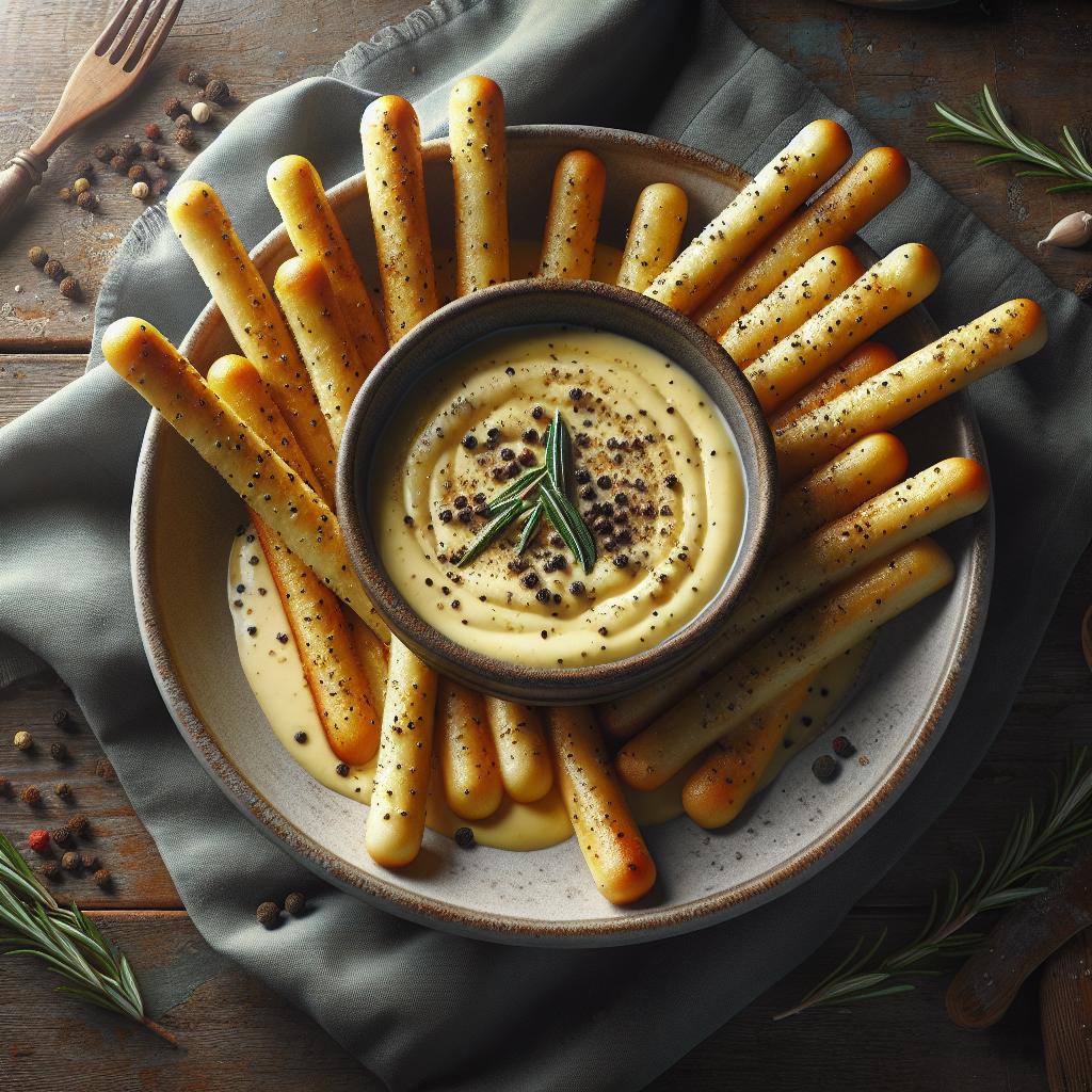 Sfilati con fonduta al pepe nero