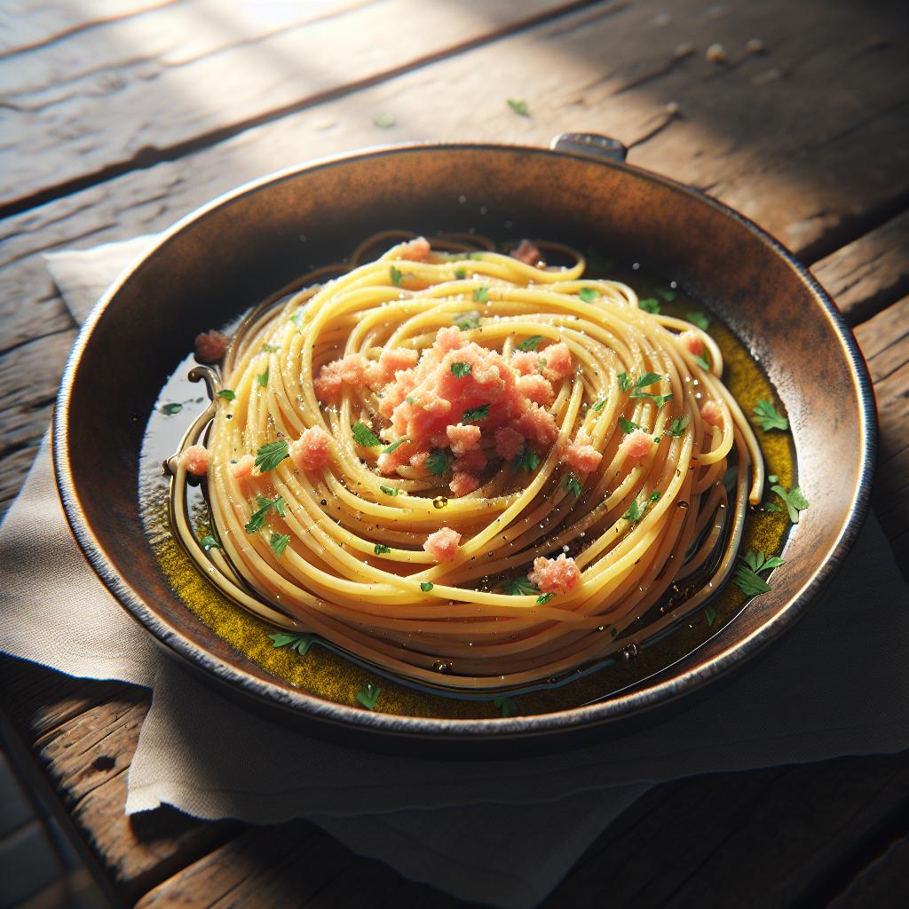 Spaghetti con la bottarga