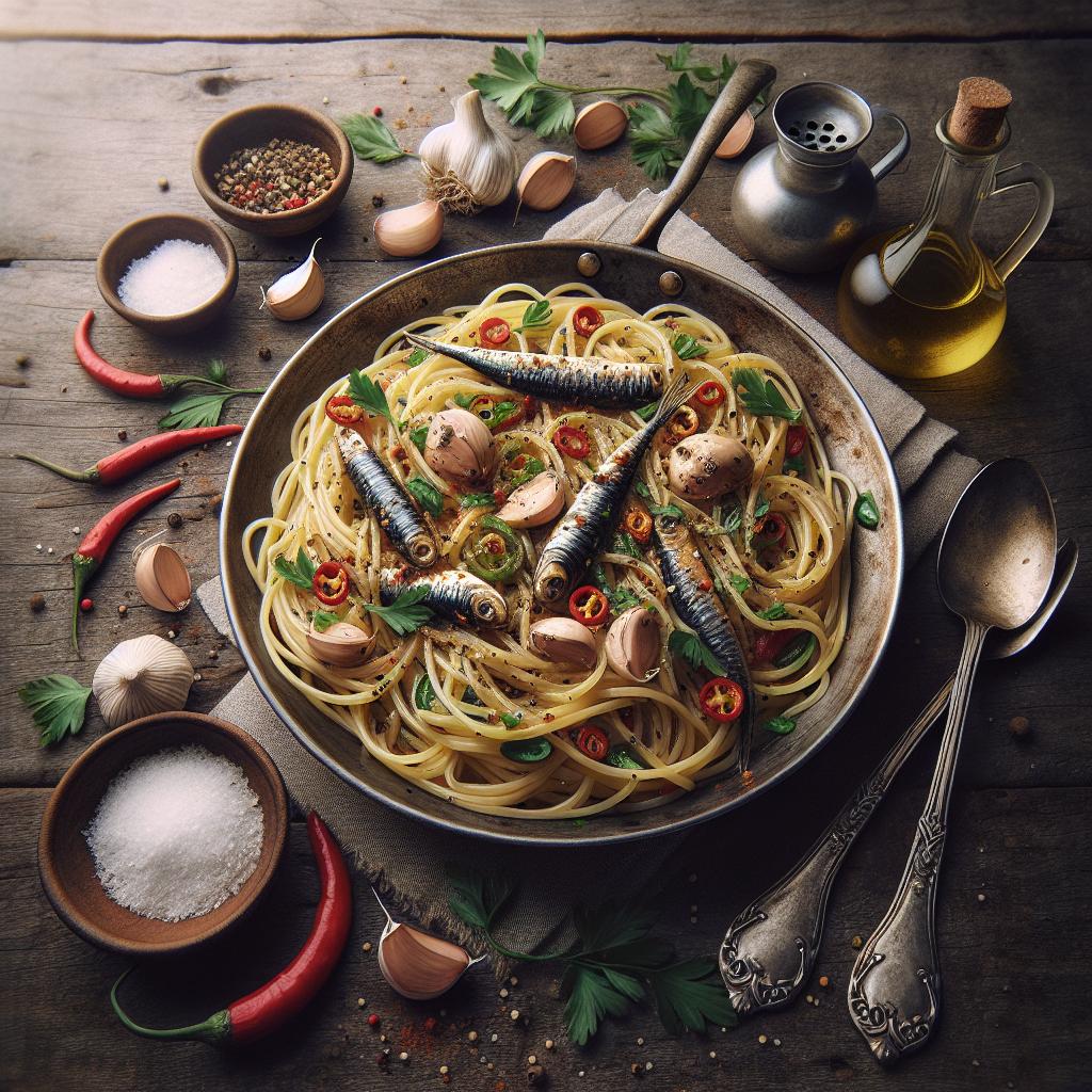 Spaghetti con le alici