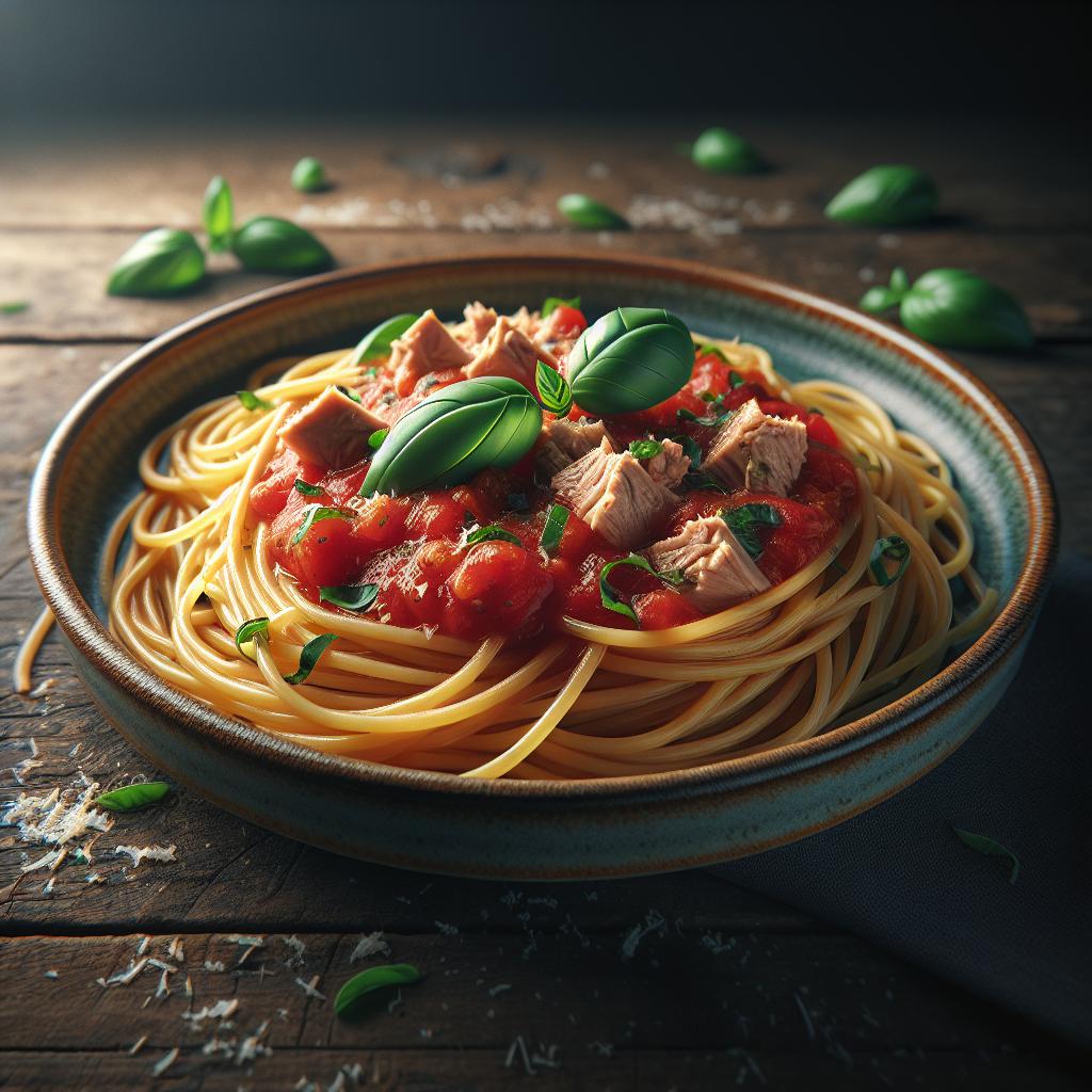 Spaghetti tonno e pomodoro