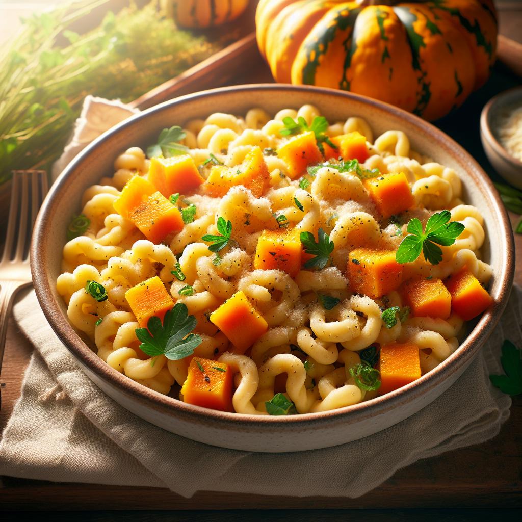 Spätzle a la calabaza