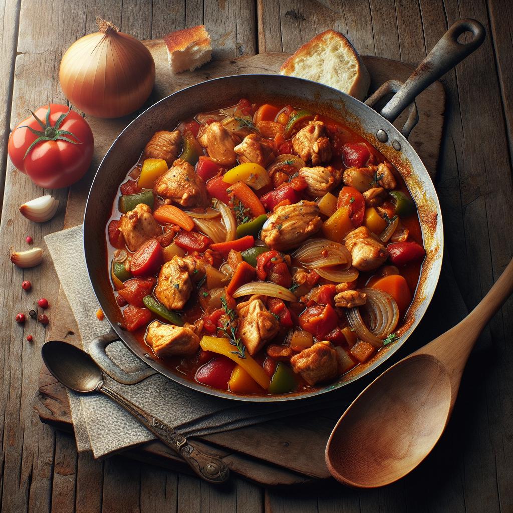 Estofado de pollo