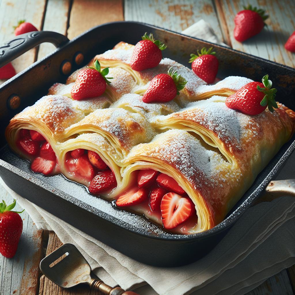 Strudel de fresas