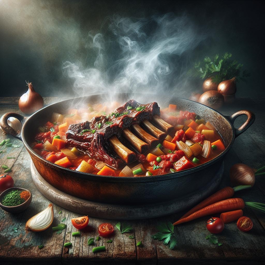 Estofado de costillas (guiso de costillas)