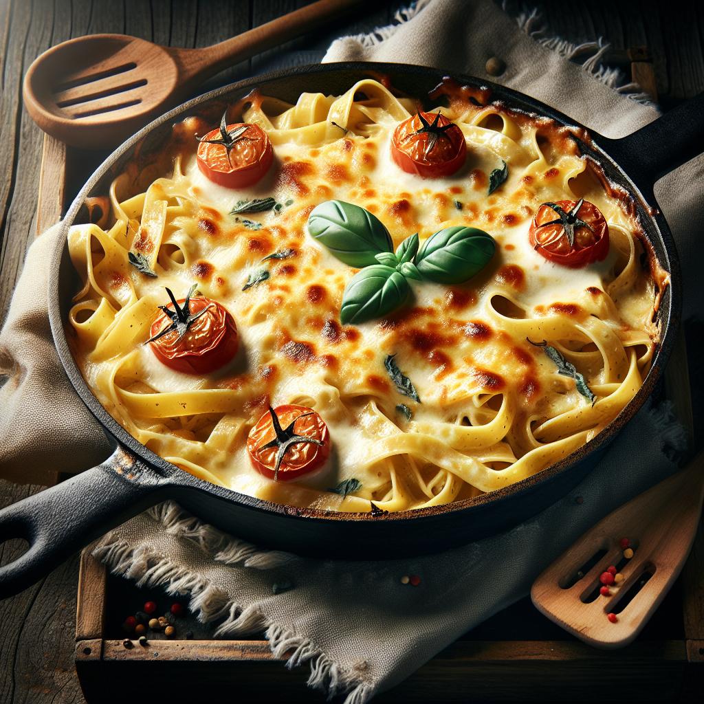 Tagliatelle al horno