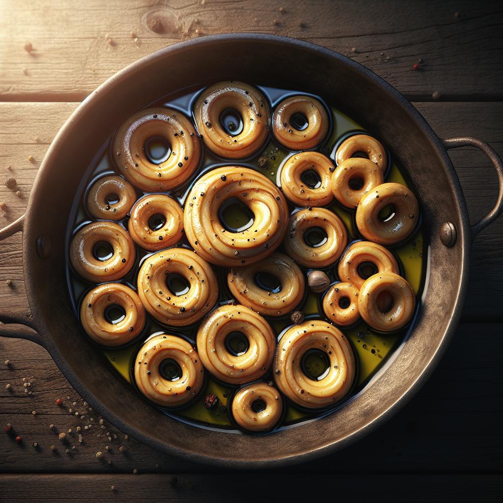 Taralli con manteca y pimienta
