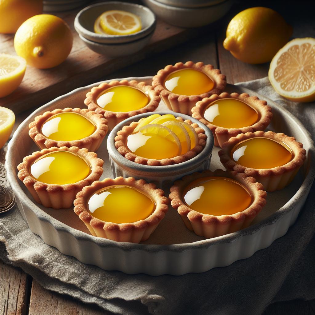 Tartaletas de lemon curd