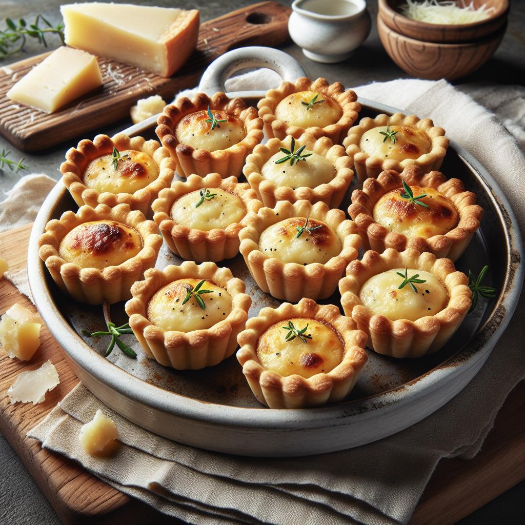 Tartaletas fantasminas al parmesano
