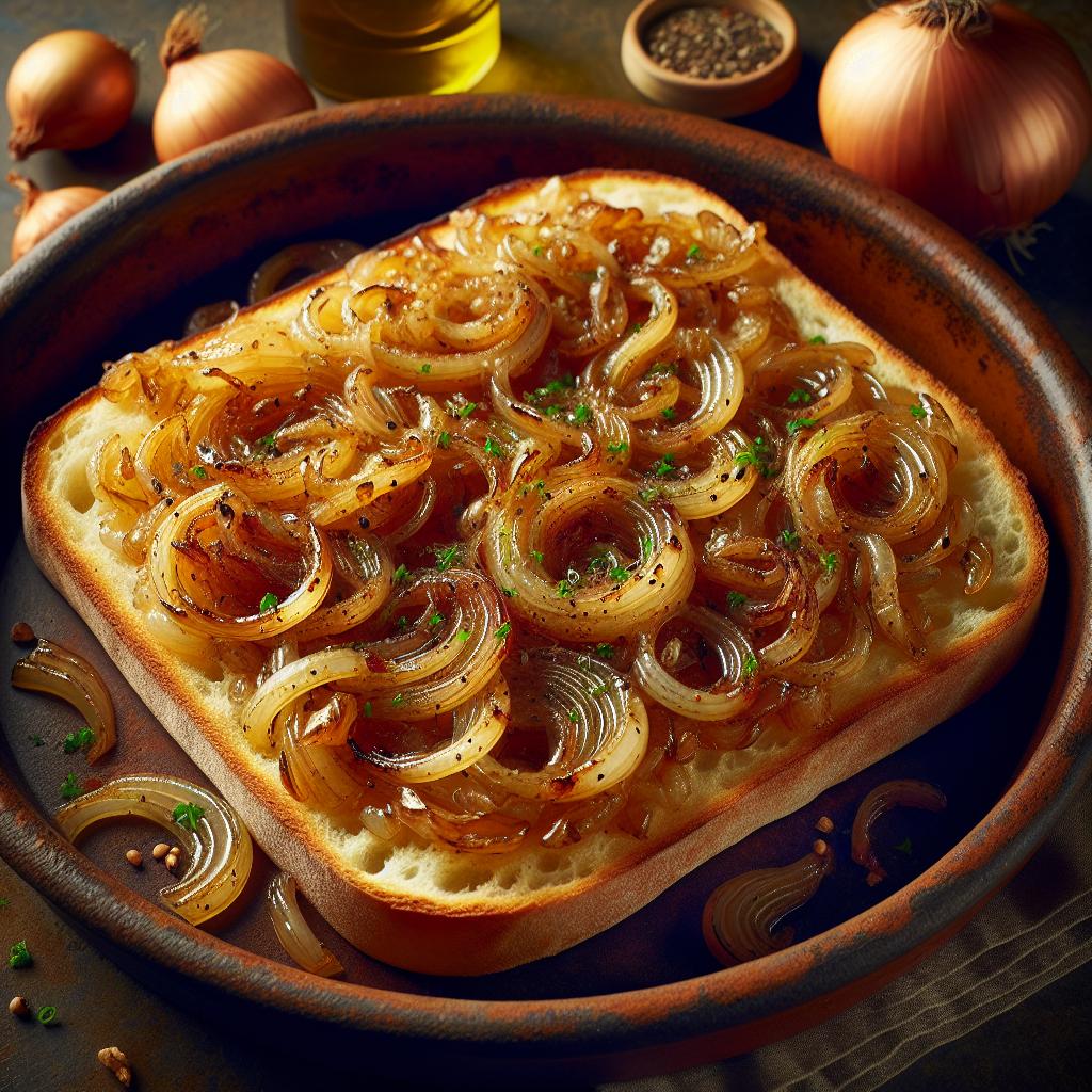 Tartinas de cebolla