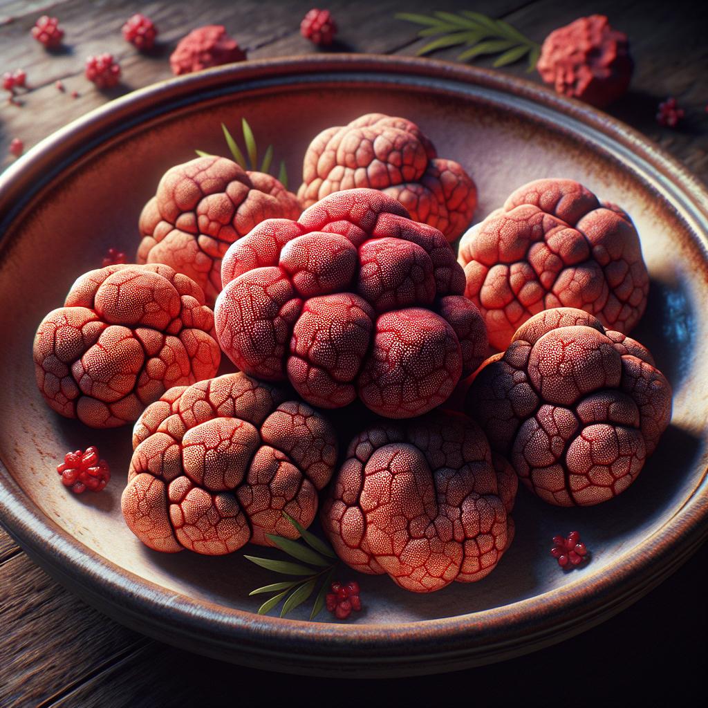 Trufas rojas