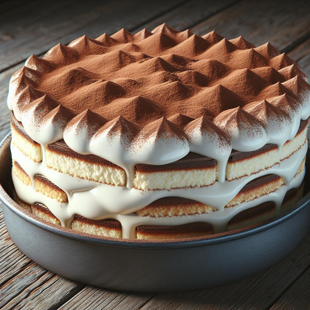 Tiramisú de ricotta