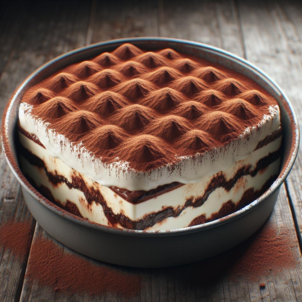 Tiramisú ricotta y chocolate
