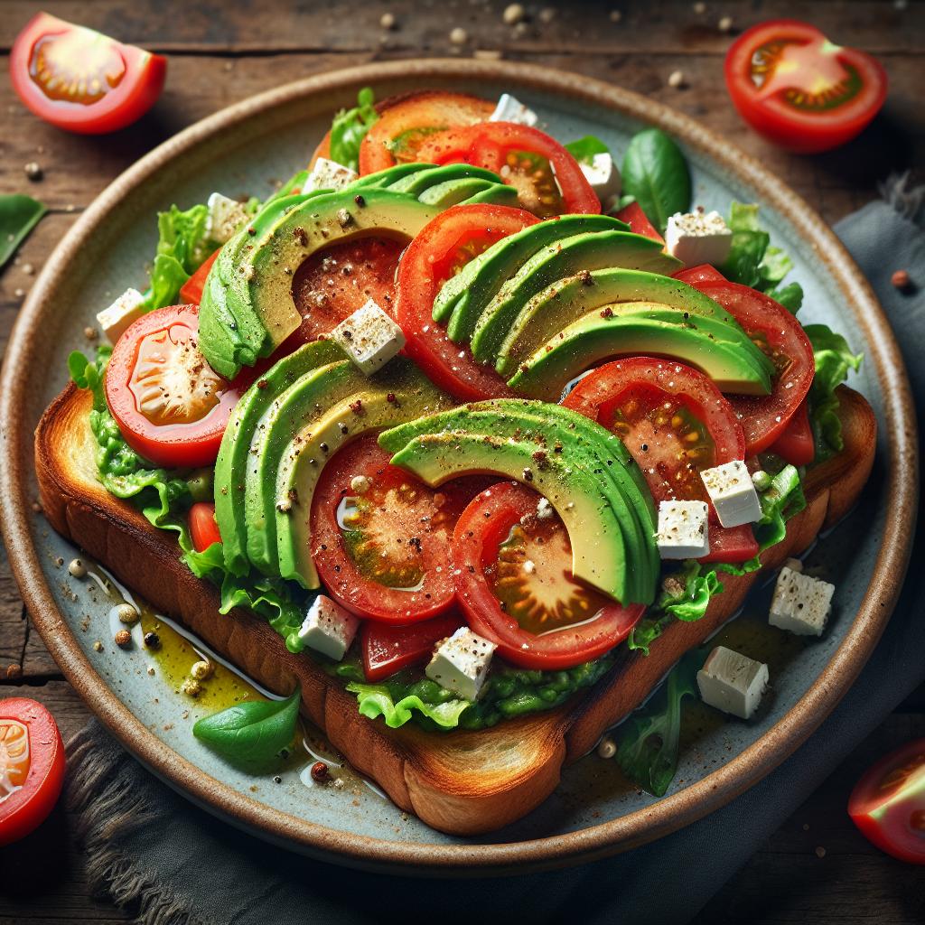Tostada vegetariana