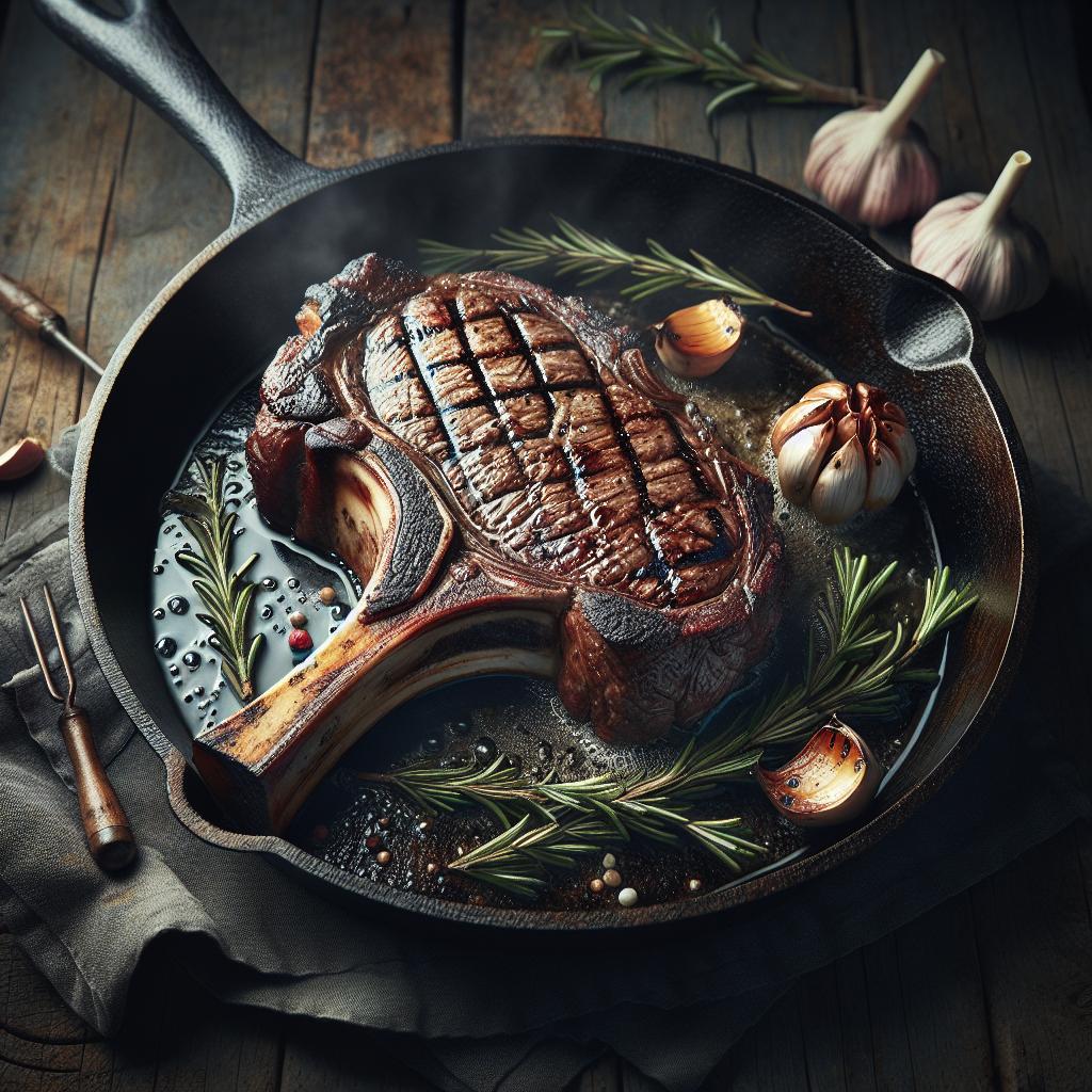 Tomahawk a la parrilla