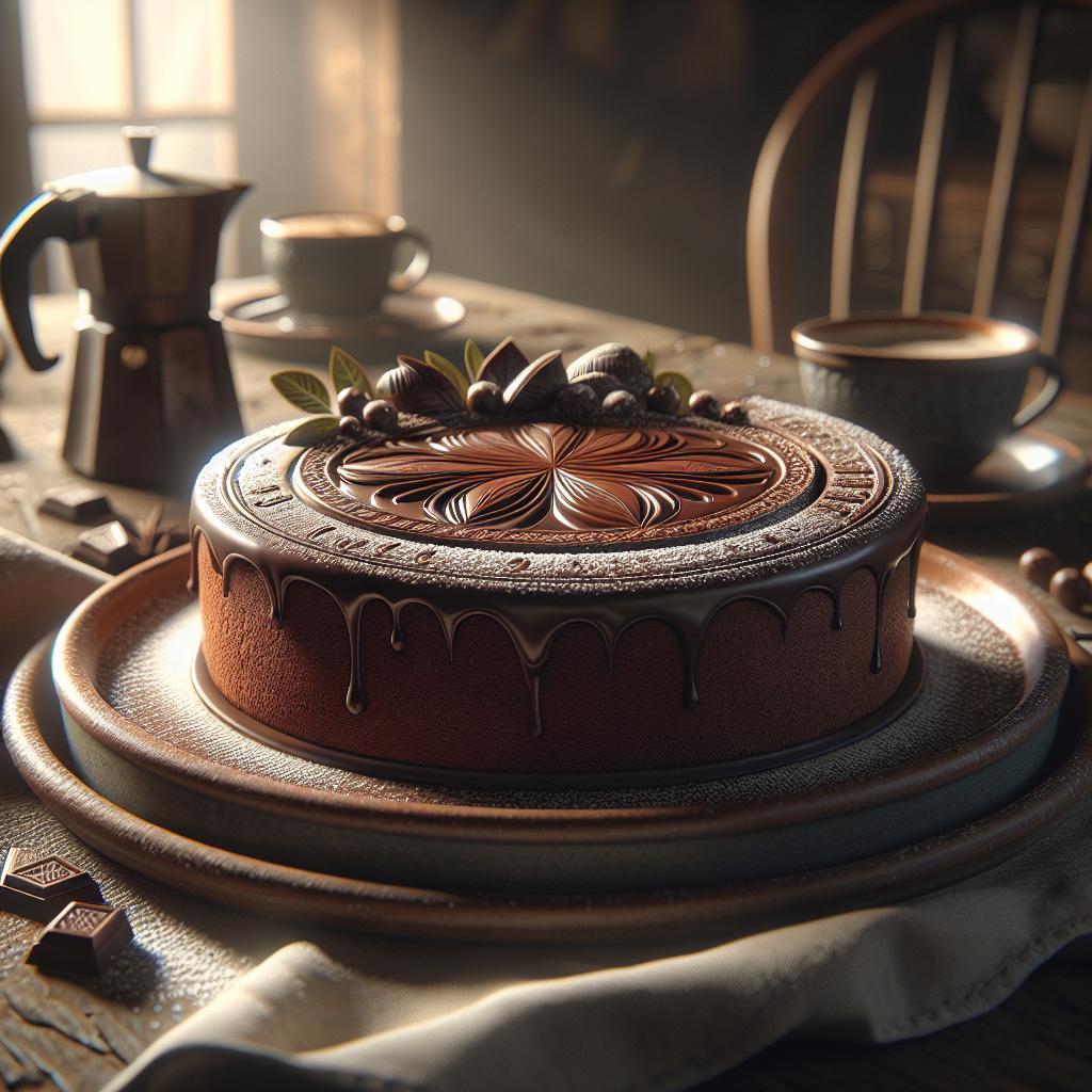 Tarta de chocolate sin mantequilla