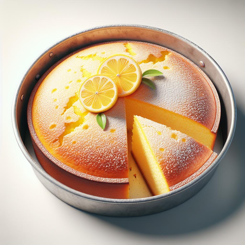Torta de limón sin mantequilla