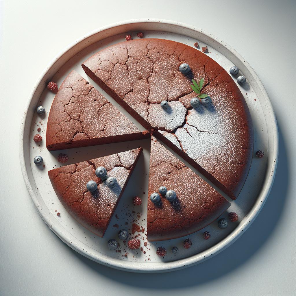 Torta al agua al cacao