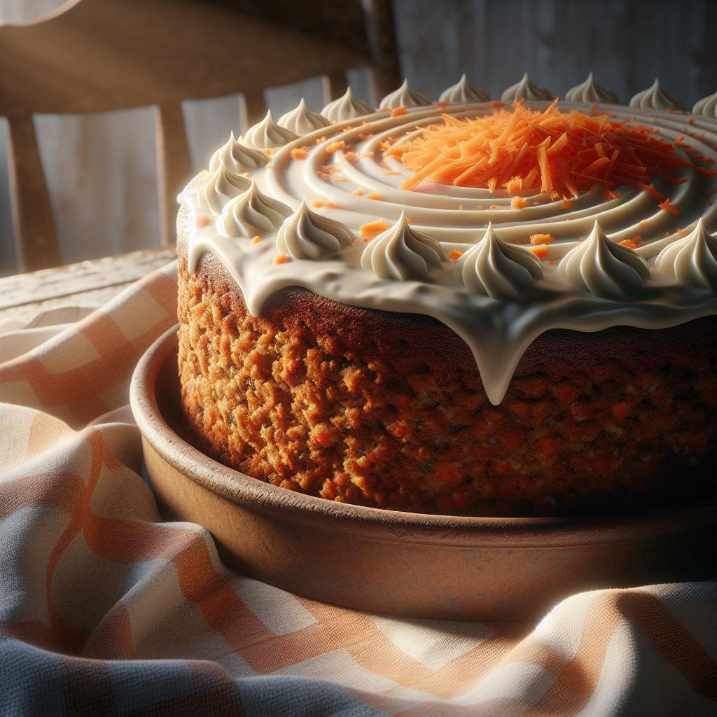 Torta de zanahorias integral