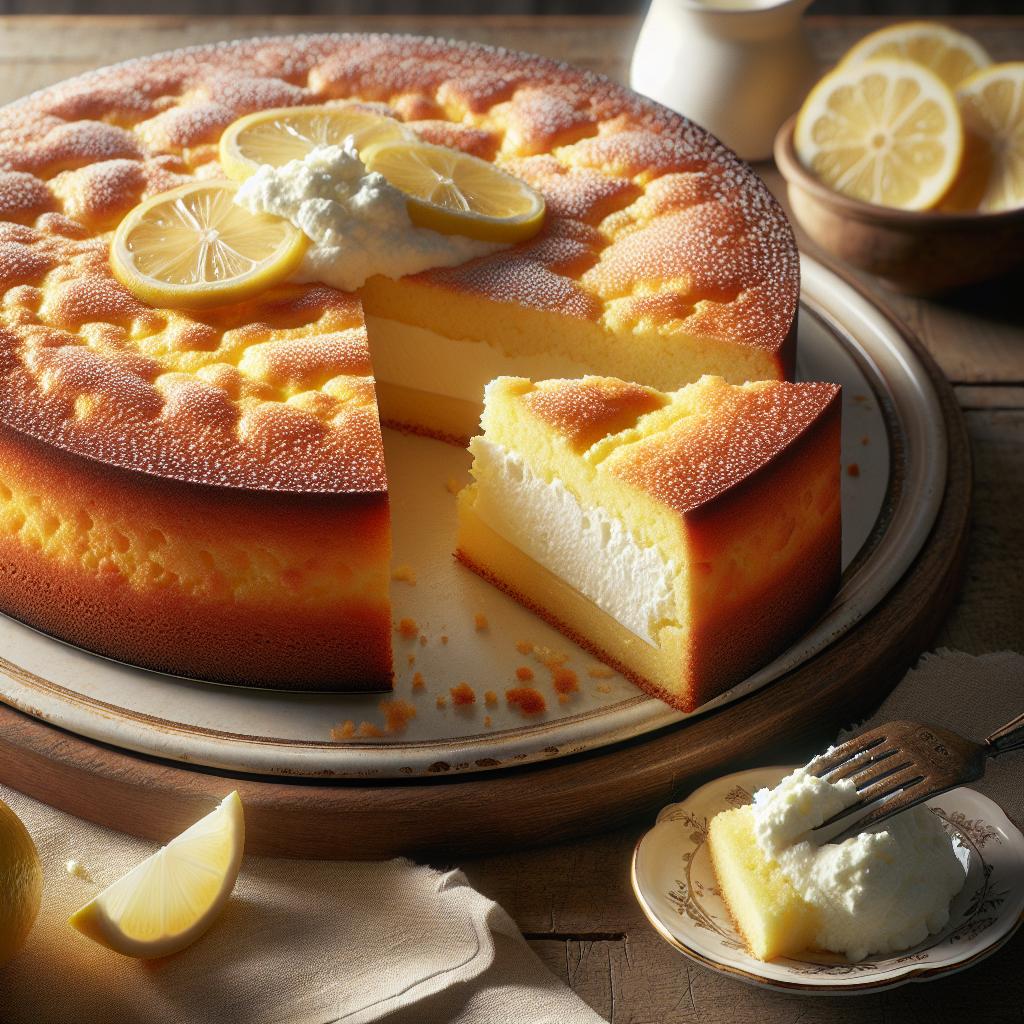 Torta de ricotta al limón