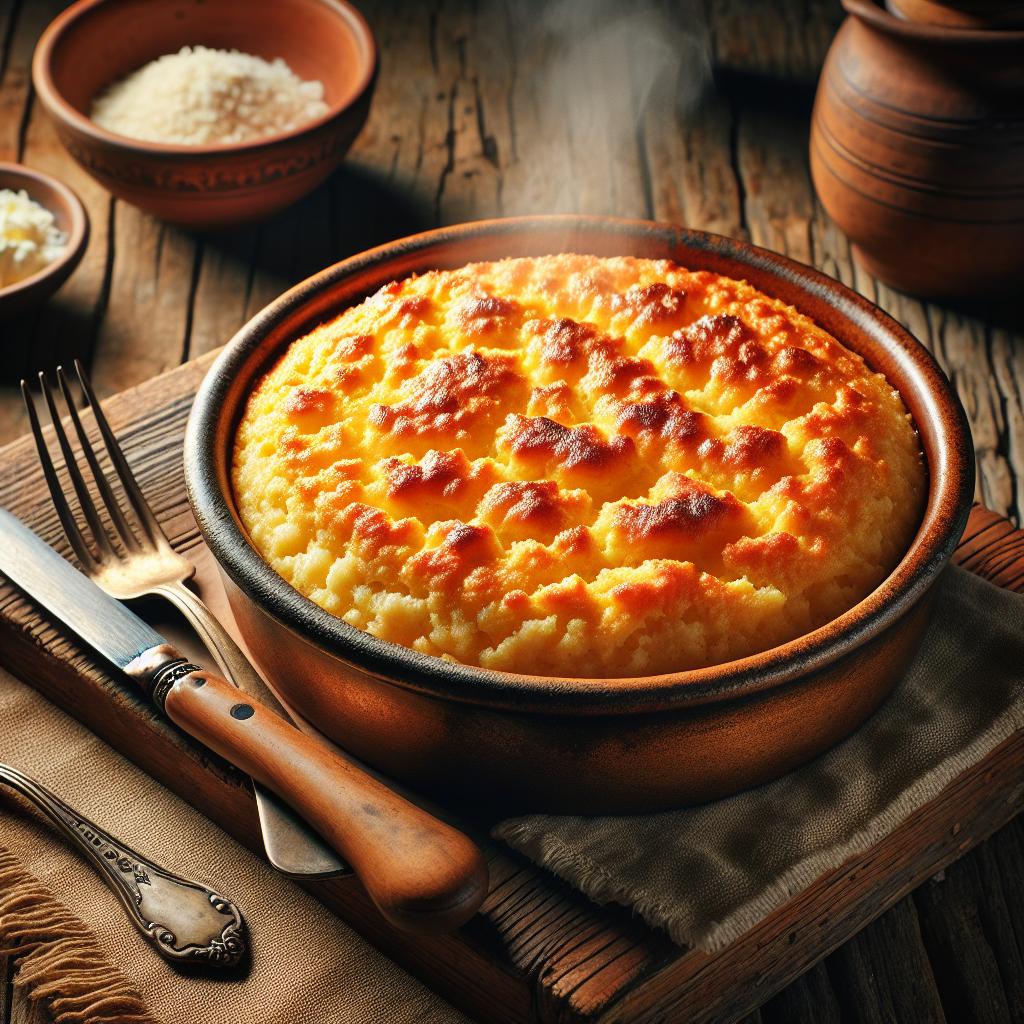 Torta de arroz aplastada