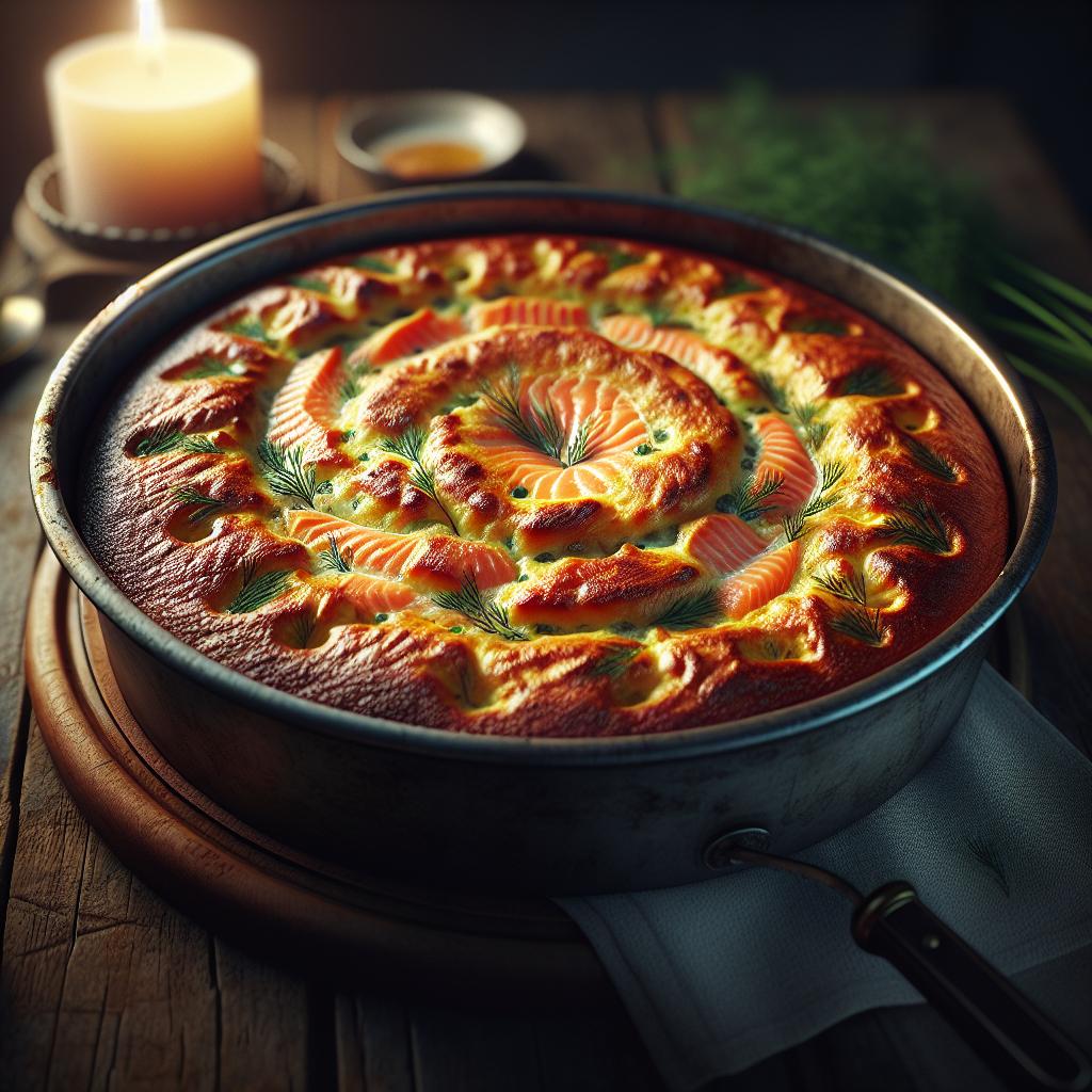 Tarta de salmón