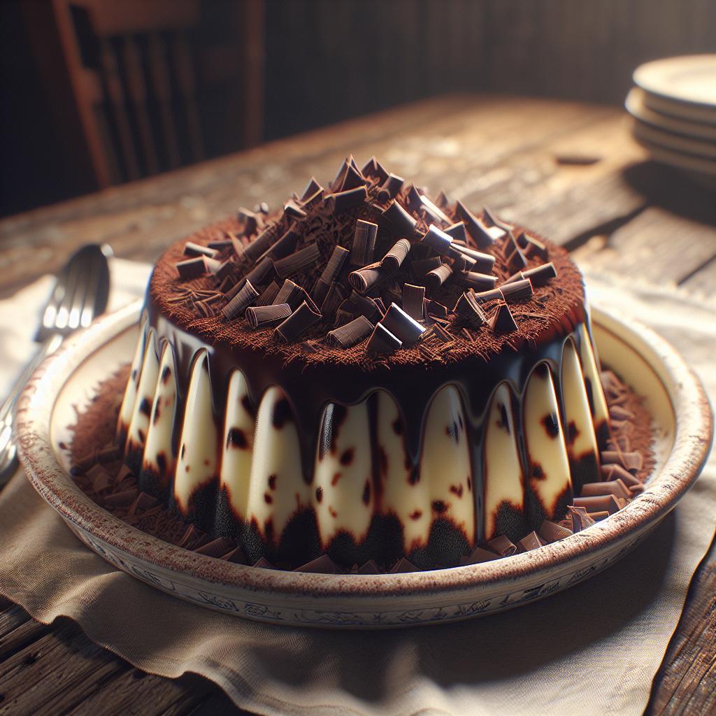 Torta de yogur al chocolate